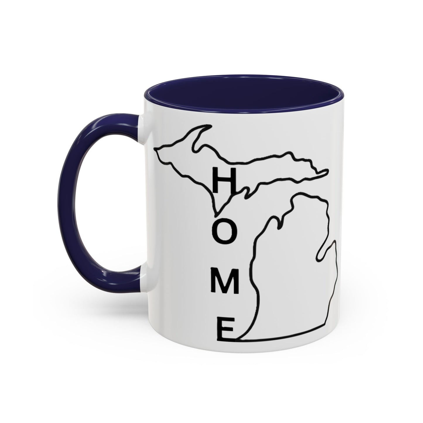 Stylish Accent Coffee Mug - Unique Black Trim Mug for Daily Use, Great Gift for Coffee Lovers, Home Decor, Birthday, Holidays