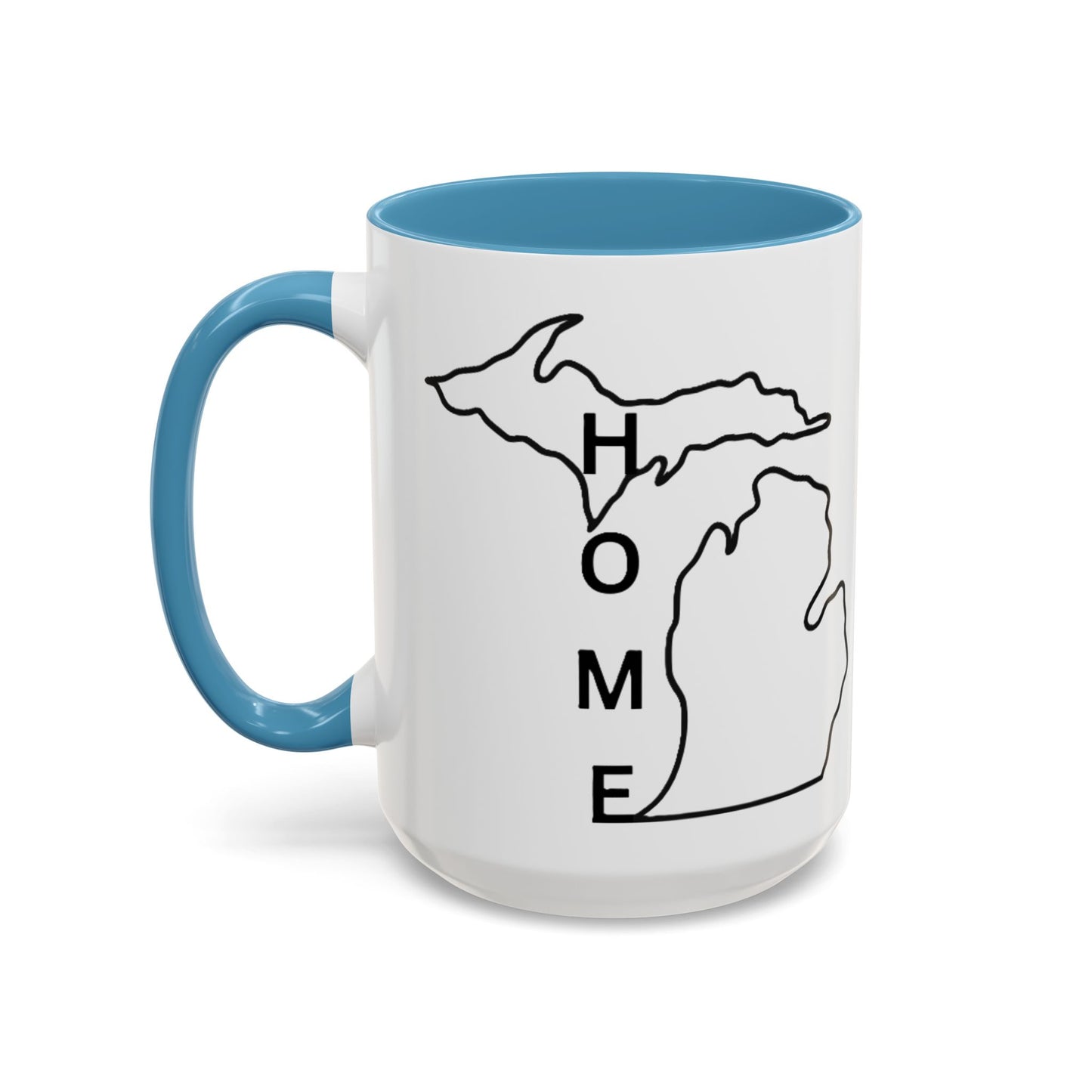 Stylish Accent Coffee Mug - Unique Black Trim Mug for Daily Use, Great Gift for Coffee Lovers, Home Decor, Birthday, Holidays