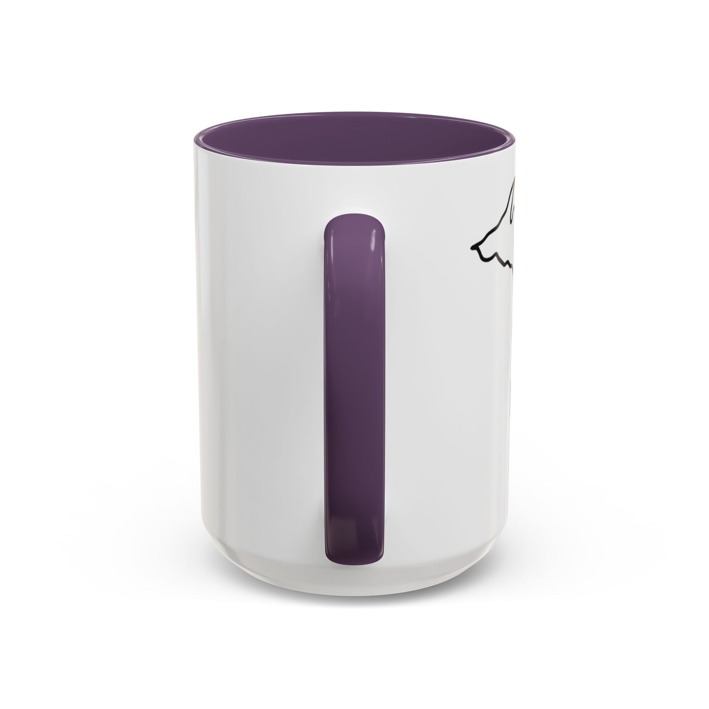 Stylish Accent Coffee Mug - Unique Black Trim Mug for Daily Use, Great Gift for Coffee Lovers, Home Decor, Birthday, Holidays
