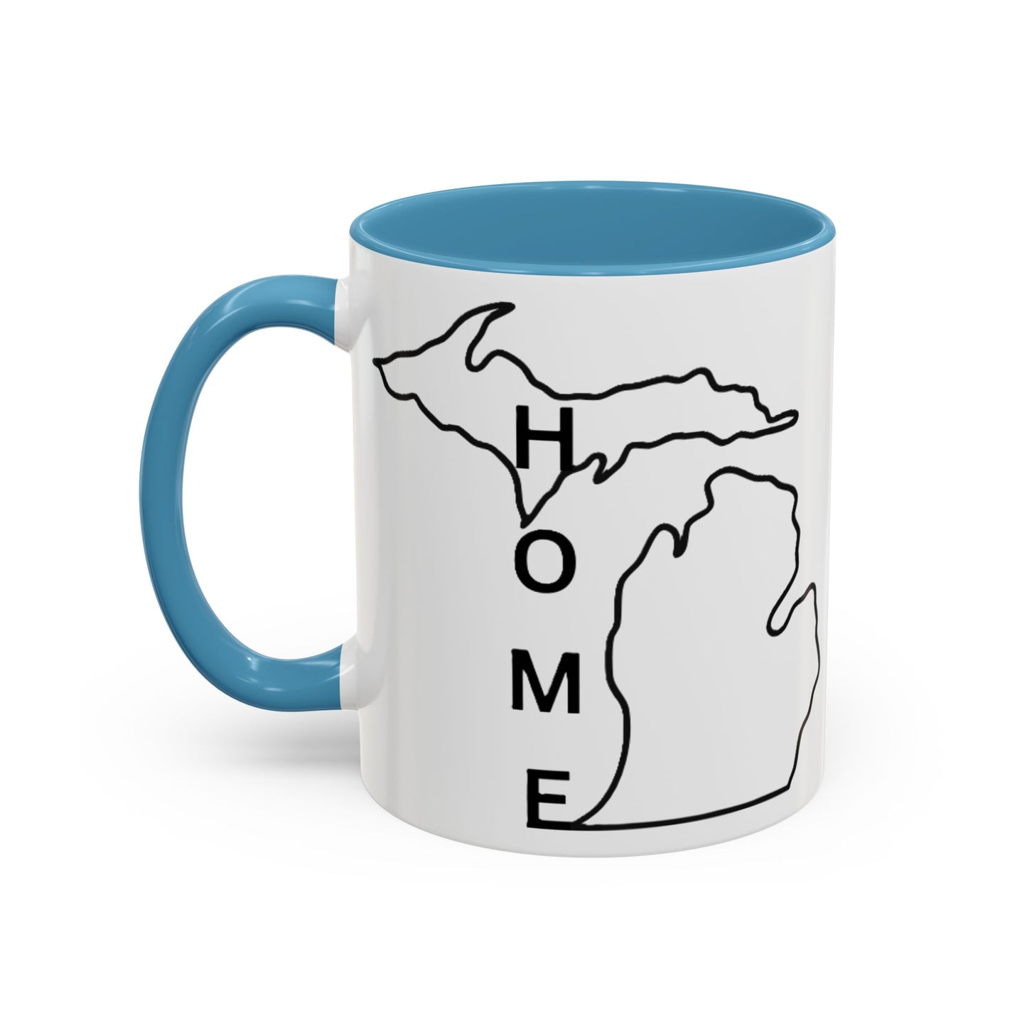 Stylish Accent Coffee Mug - Unique Black Trim Mug for Daily Use, Great Gift for Coffee Lovers, Home Decor, Birthday, Holidays