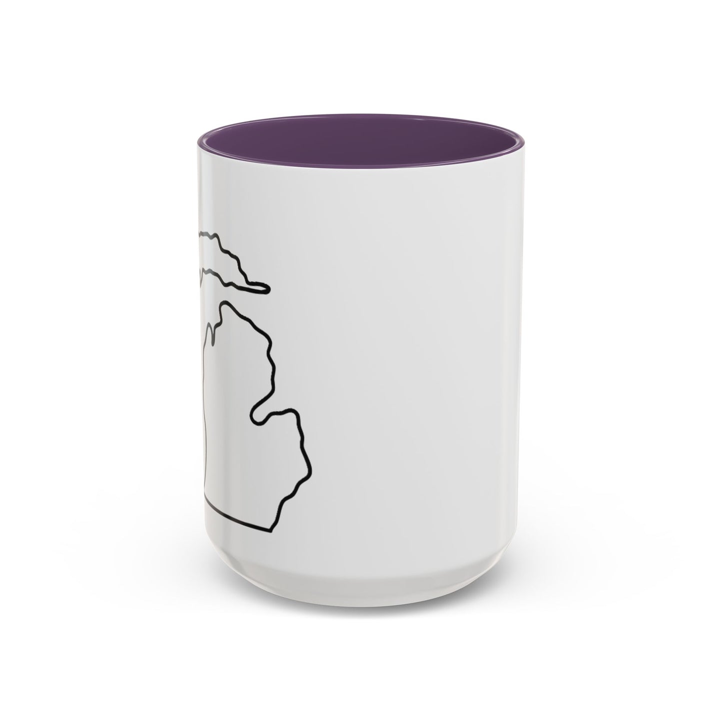 Stylish Accent Coffee Mug - Unique Black Trim Mug for Daily Use, Great Gift for Coffee Lovers, Home Decor, Birthday, Holidays