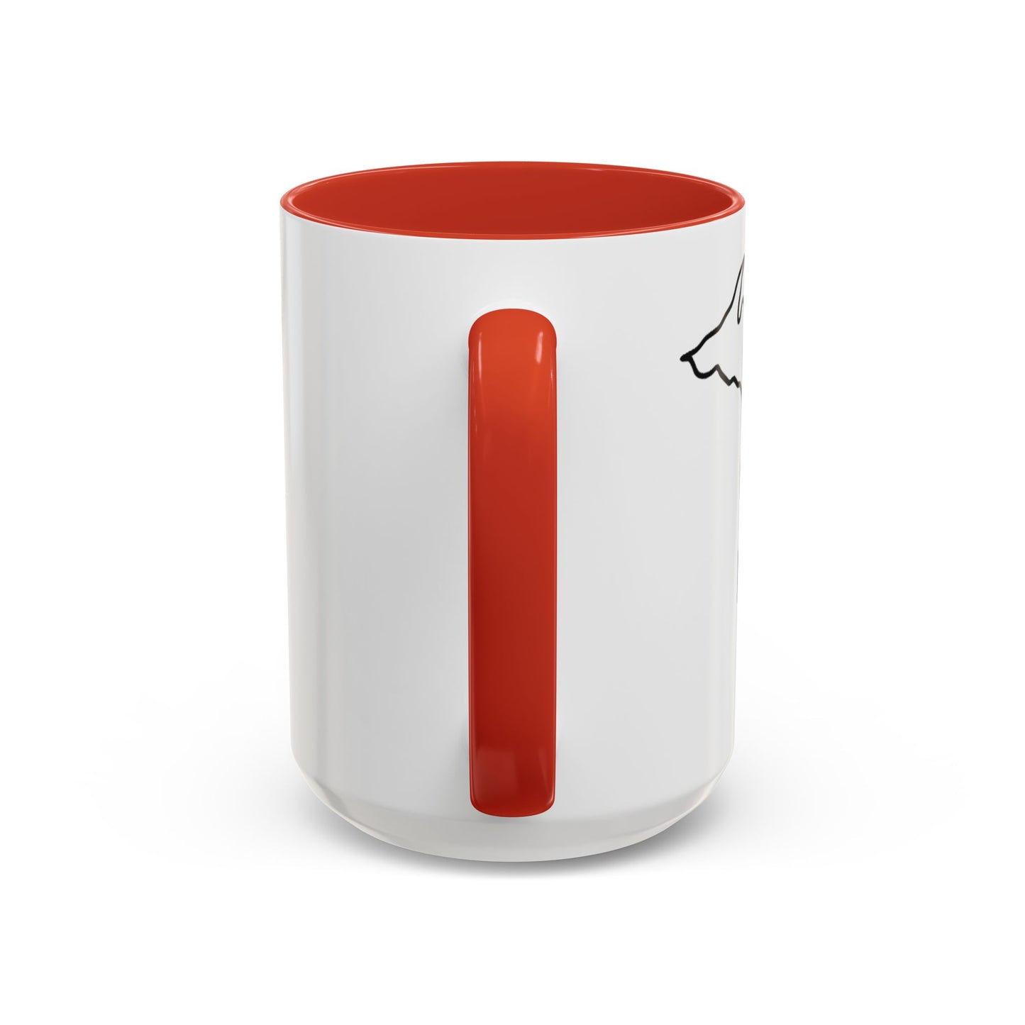Stylish Accent Coffee Mug - Unique Black Trim Mug for Daily Use, Great Gift for Coffee Lovers, Home Decor, Birthday, Holidays