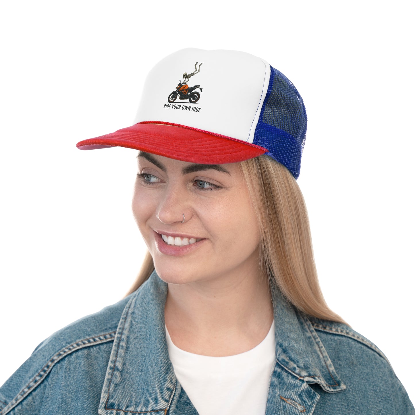 Ride Your Own Ride Trucker Cap - Perfect for Bikers and Adventure Lovers