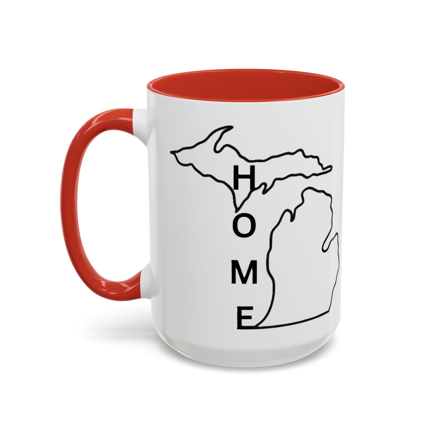 Stylish Accent Coffee Mug - Unique Black Trim Mug for Daily Use, Great Gift for Coffee Lovers, Home Decor, Birthday, Holidays