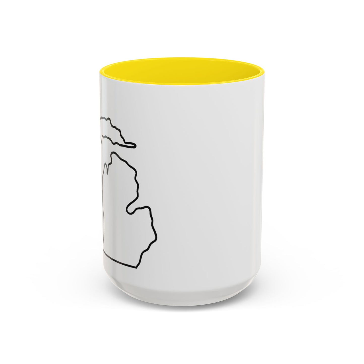Stylish Accent Coffee Mug - Unique Black Trim Mug for Daily Use, Great Gift for Coffee Lovers, Home Decor, Birthday, Holidays
