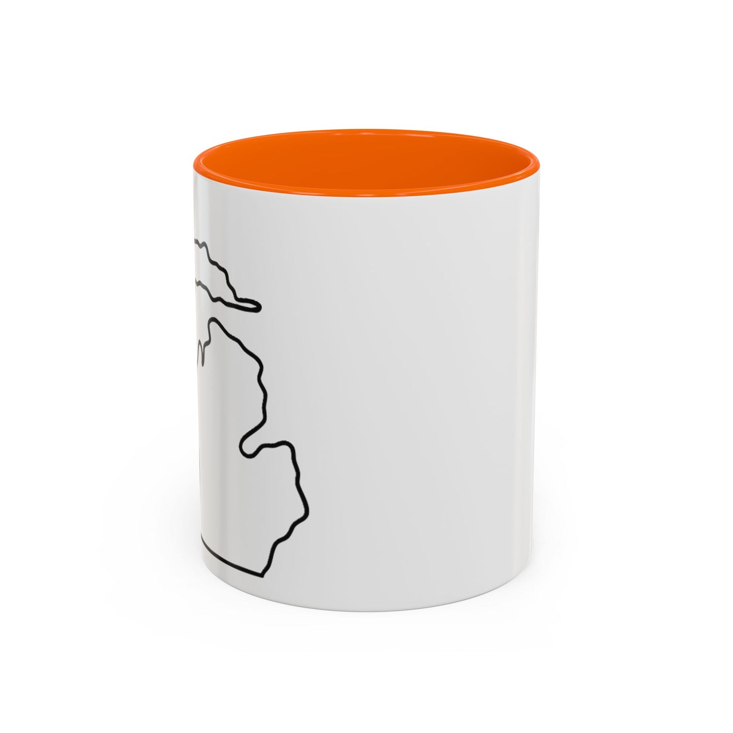 Stylish Accent Coffee Mug - Unique Black Trim Mug for Daily Use, Great Gift for Coffee Lovers, Home Decor, Birthday, Holidays