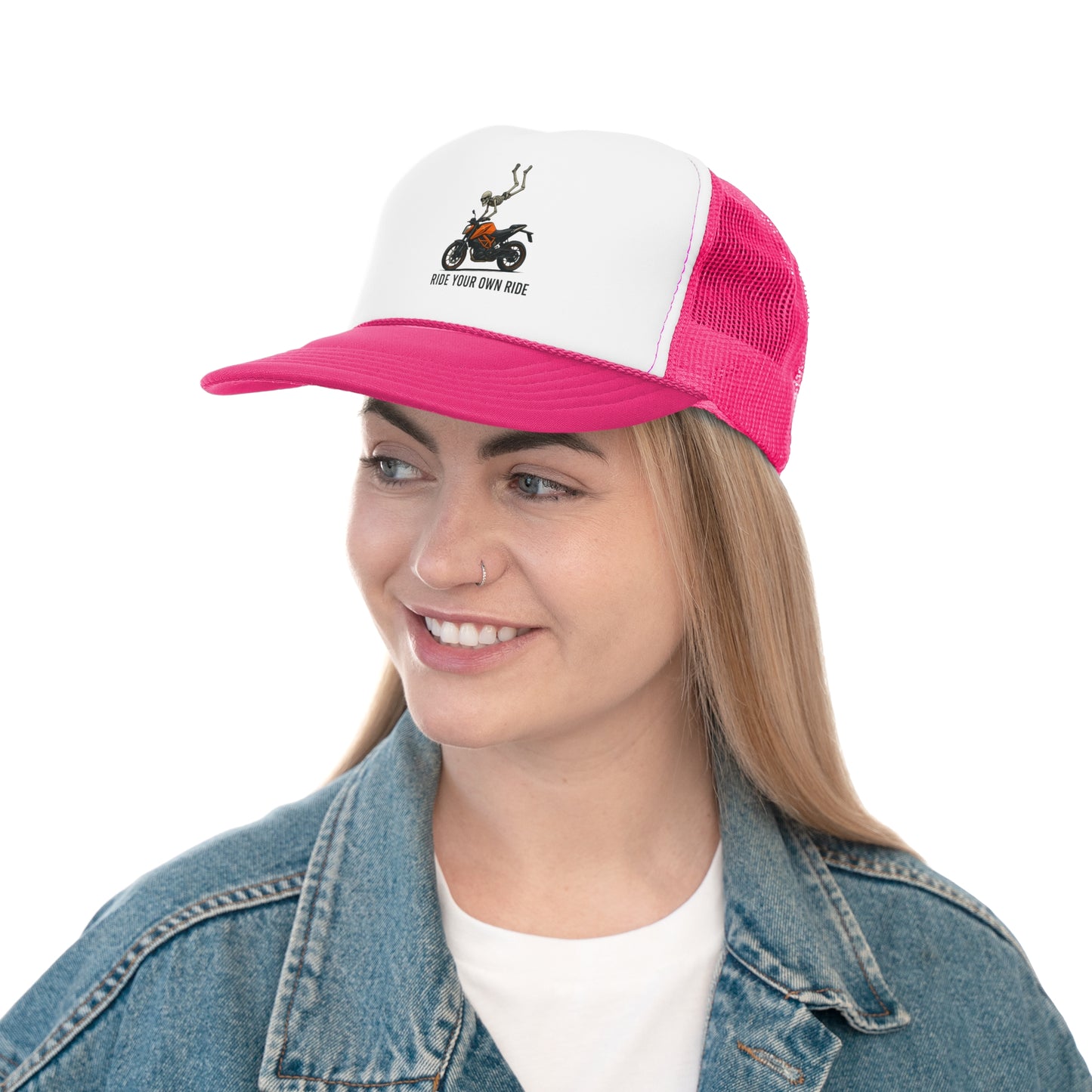 Ride Your Own Ride Trucker Cap - Perfect for Bikers and Adventure Lovers