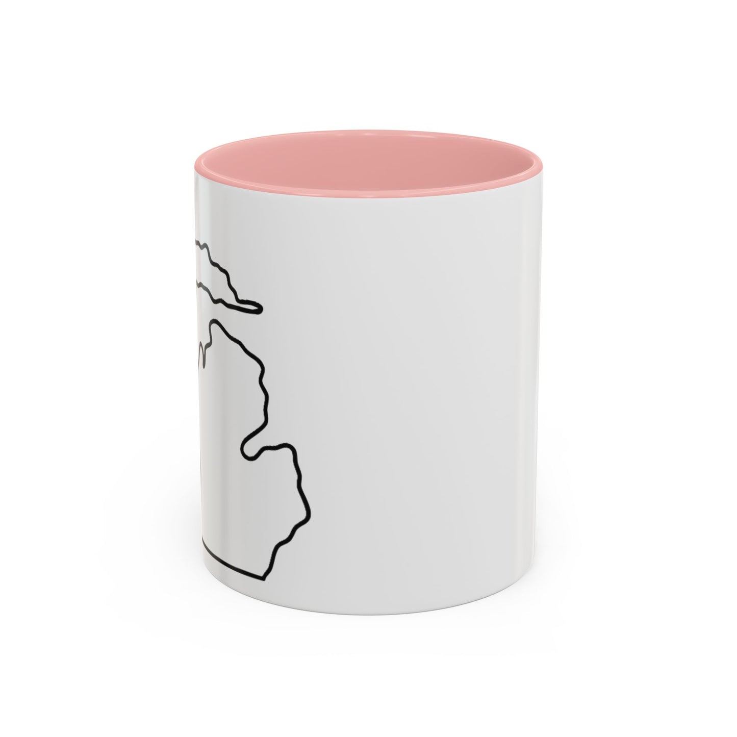 Stylish Accent Coffee Mug - Unique Black Trim Mug for Daily Use, Great Gift for Coffee Lovers, Home Decor, Birthday, Holidays