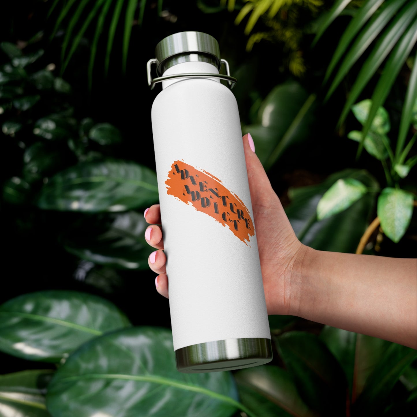 Stylish Insulated Water Bottle - Perfect for Hydration on the Go, Fitness, Travel, or Eco-Friendly Gifts - 22oz Copper Design