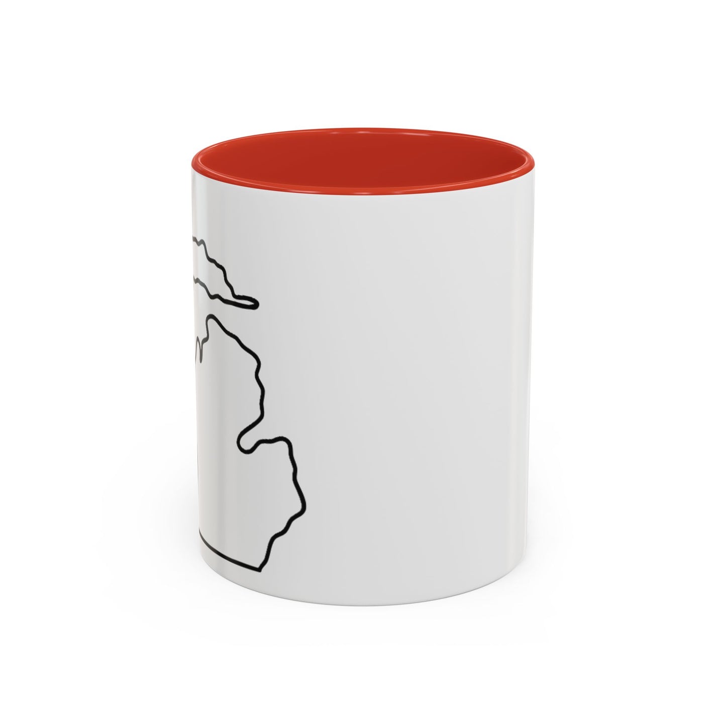 Stylish Accent Coffee Mug - Unique Black Trim Mug for Daily Use, Great Gift for Coffee Lovers, Home Decor, Birthday, Holidays