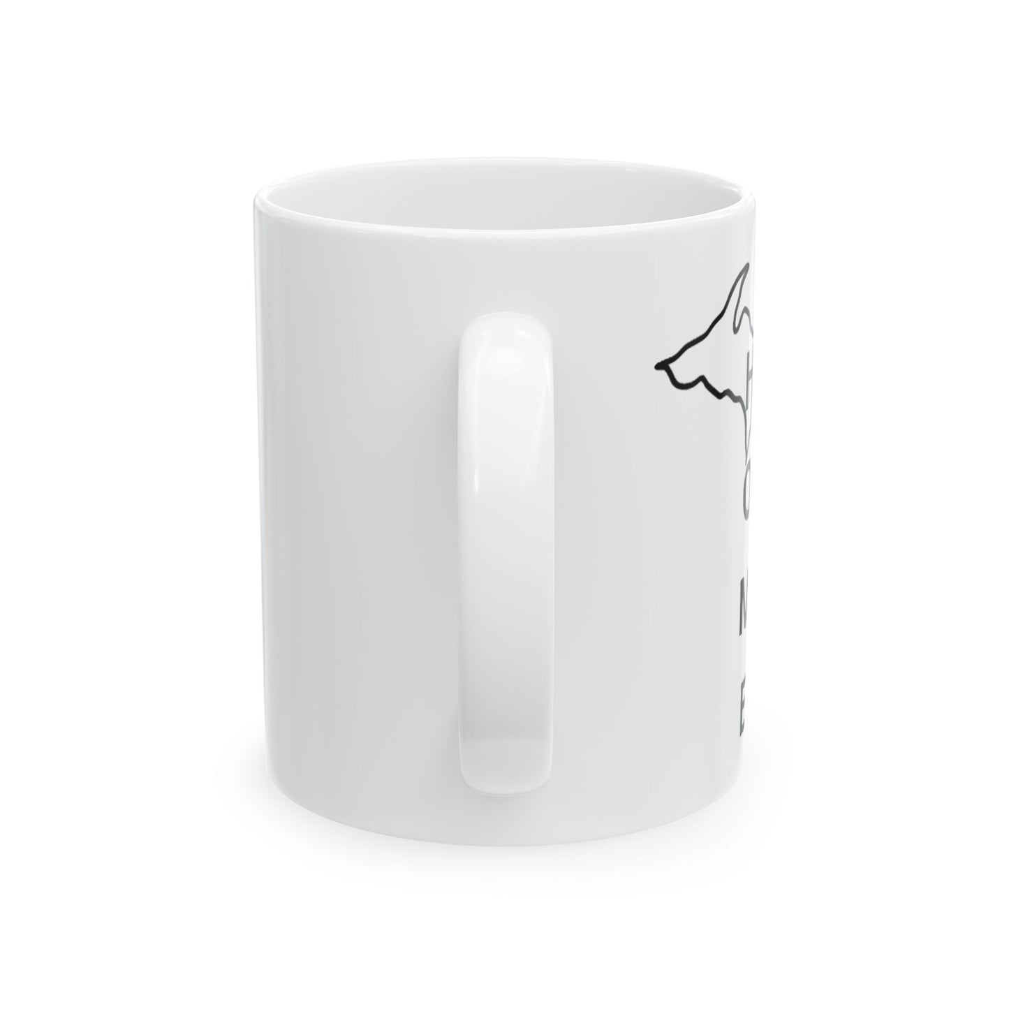 Minimalist Michigan Map Ceramic Mug | Coffee Lover Gift | Home & Kitchen Decor | Travel Souvenir | Unique Mug for Friends