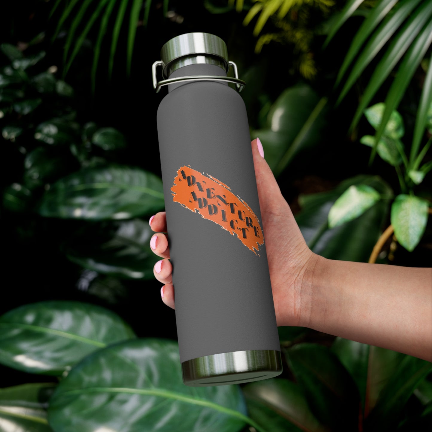 Stylish Insulated Water Bottle - Perfect for Hydration on the Go, Fitness, Travel, or Eco-Friendly Gifts - 22oz Copper Design