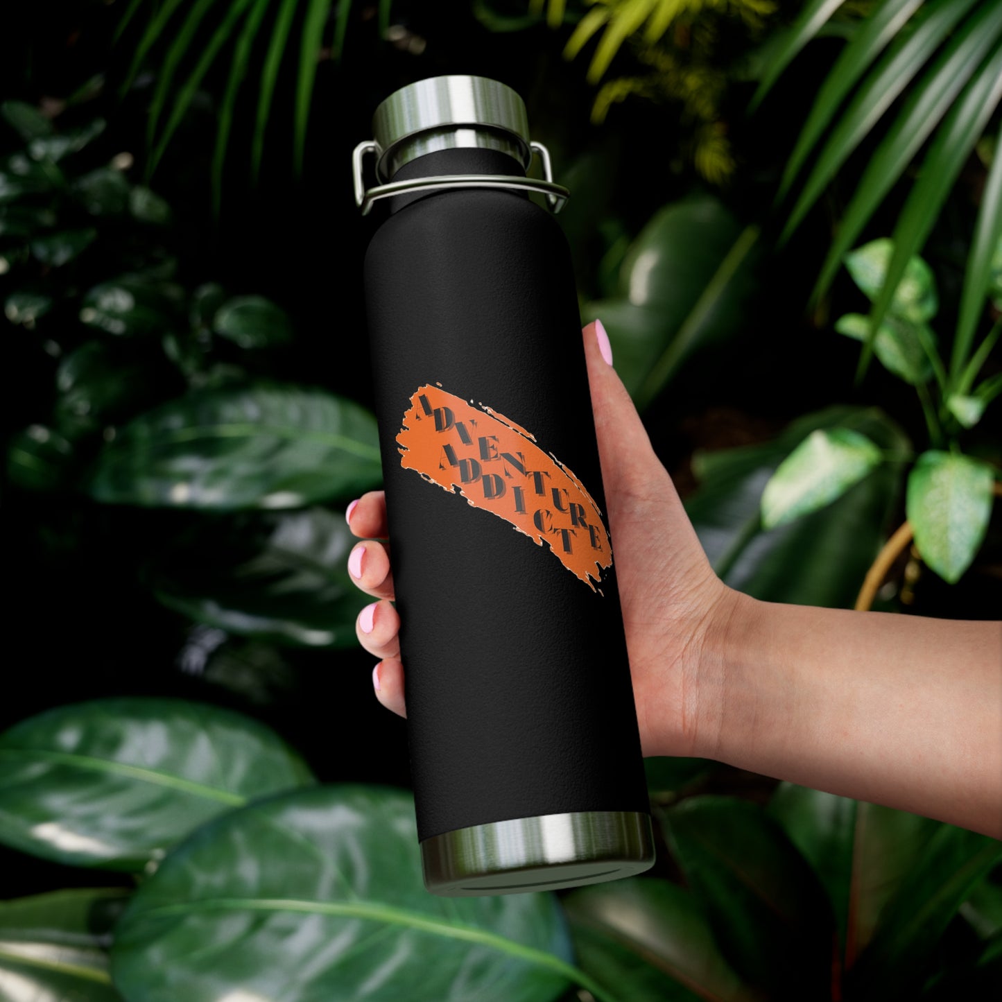 Stylish Insulated Water Bottle - Perfect for Hydration on the Go, Fitness, Travel, or Eco-Friendly Gifts - 22oz Copper Design
