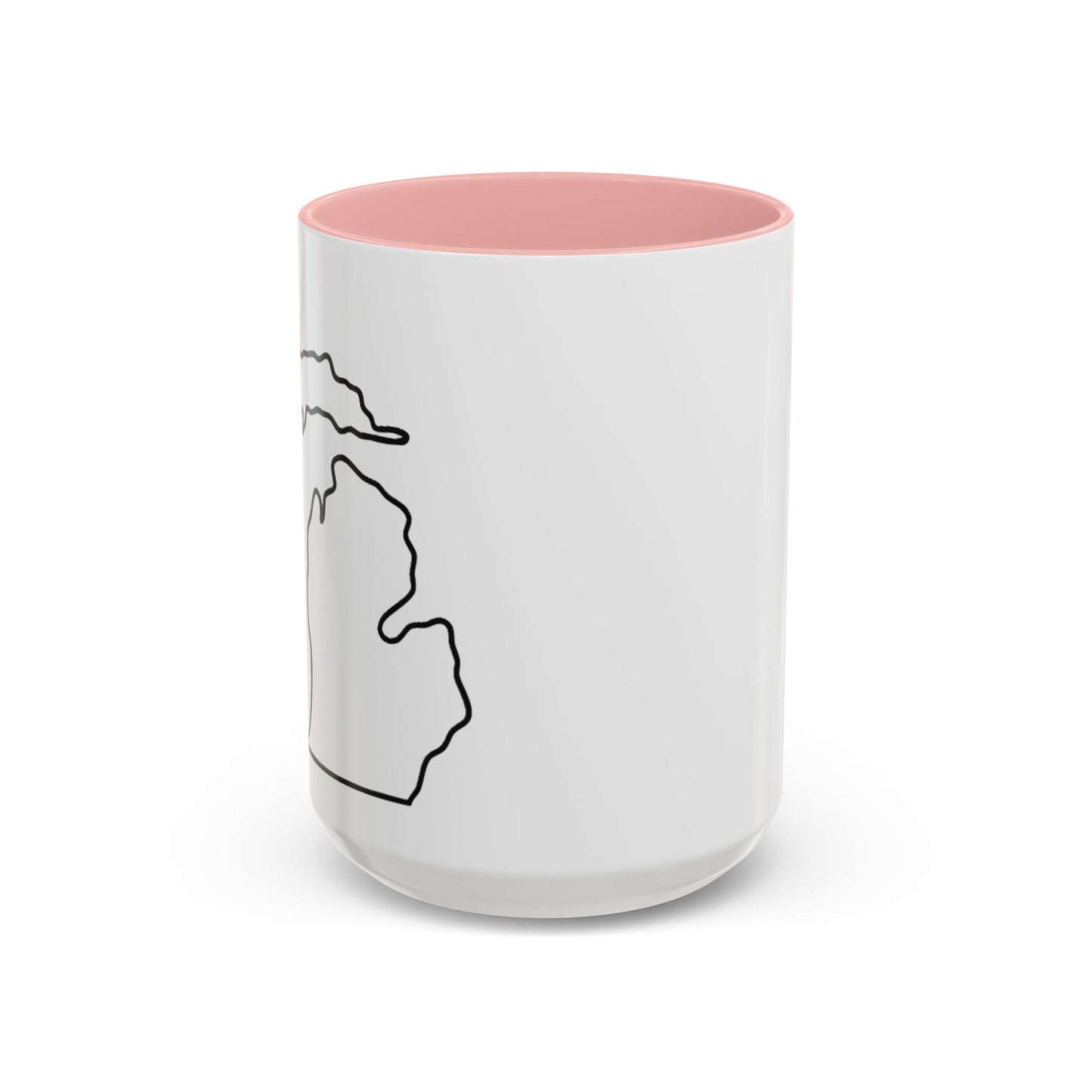 Stylish Accent Coffee Mug - Unique Black Trim Mug for Daily Use, Great Gift for Coffee Lovers, Home Decor, Birthday, Holidays
