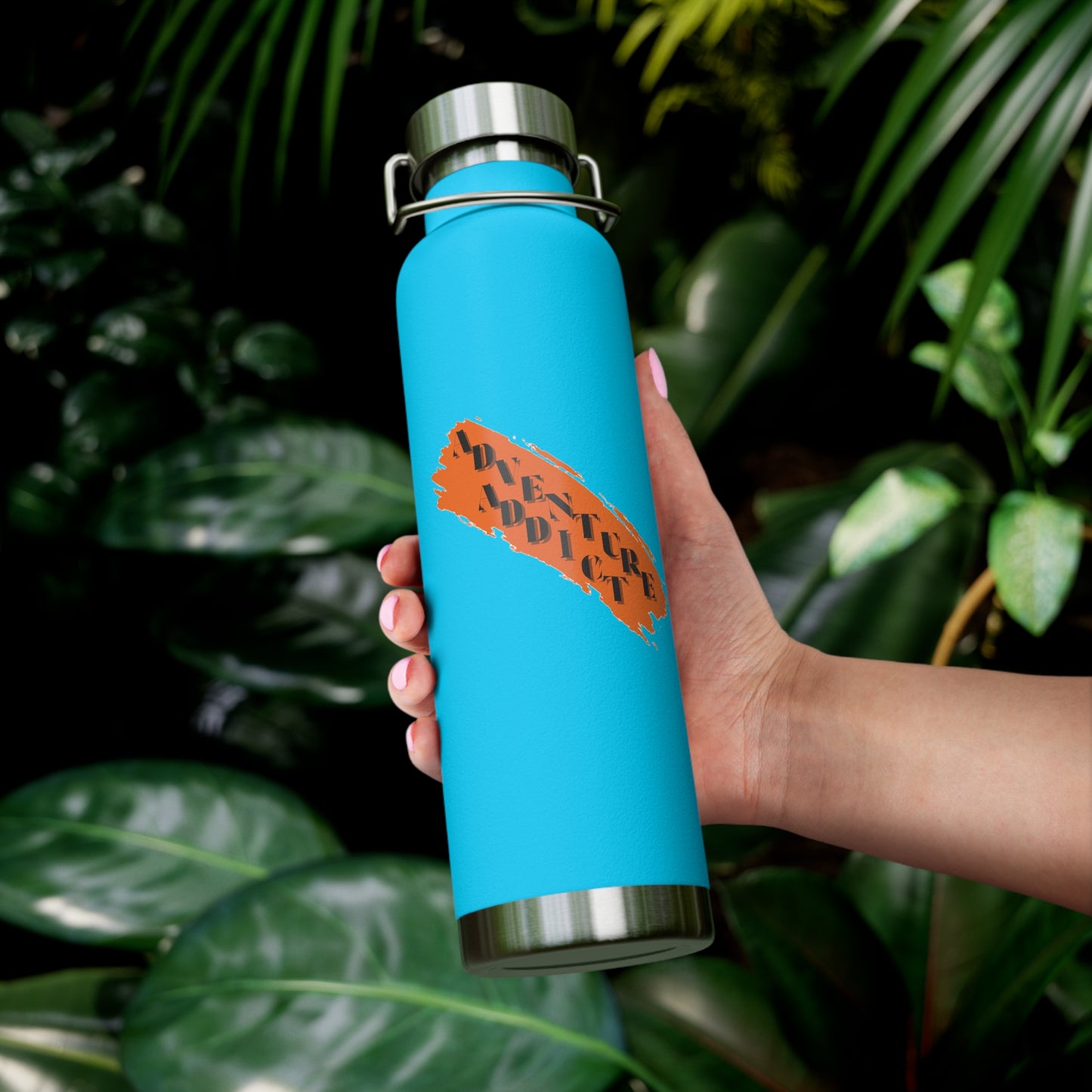 Stylish Insulated Water Bottle - Perfect for Hydration on the Go, Fitness, Travel, or Eco-Friendly Gifts - 22oz Copper Design