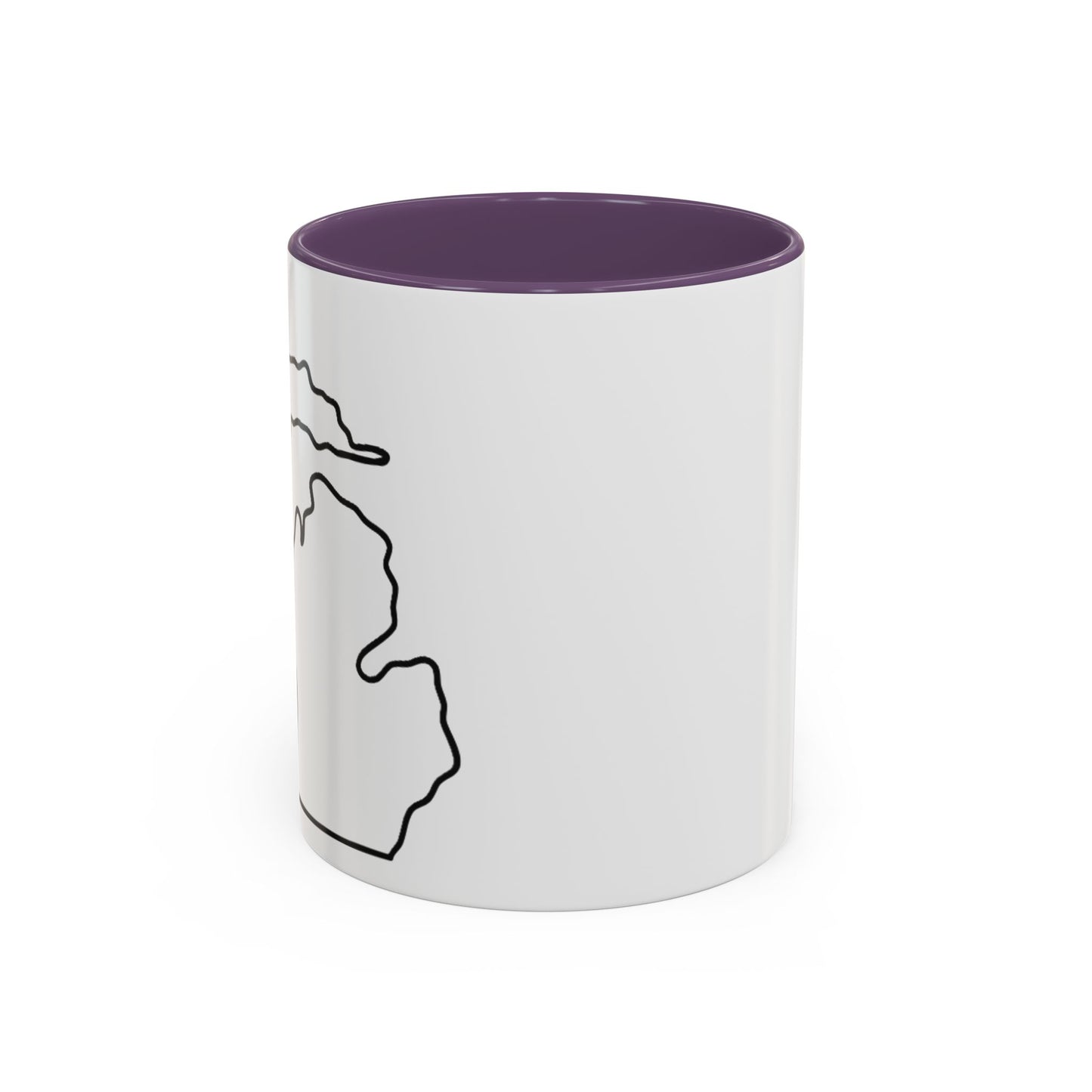 Stylish Accent Coffee Mug - Unique Black Trim Mug for Daily Use, Great Gift for Coffee Lovers, Home Decor, Birthday, Holidays