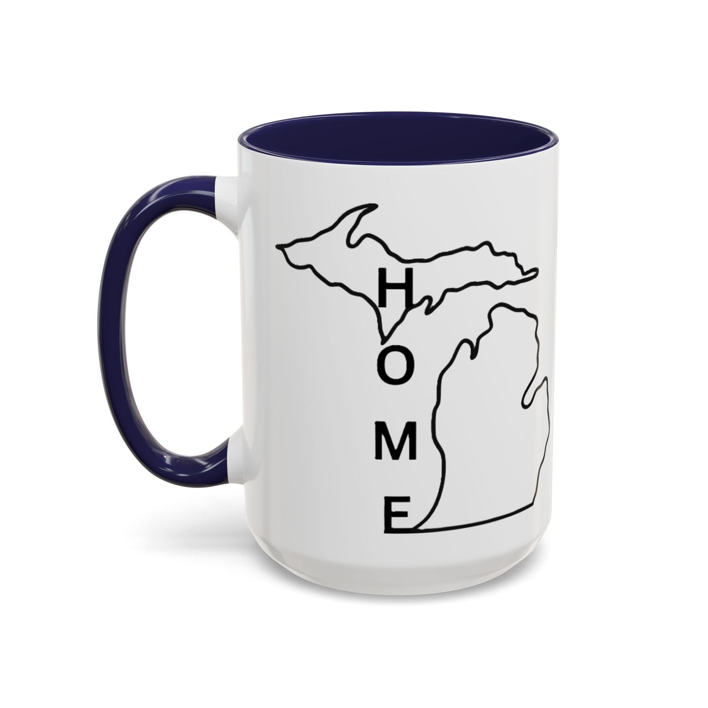 Stylish Accent Coffee Mug - Unique Black Trim Mug for Daily Use, Great Gift for Coffee Lovers, Home Decor, Birthday, Holidays