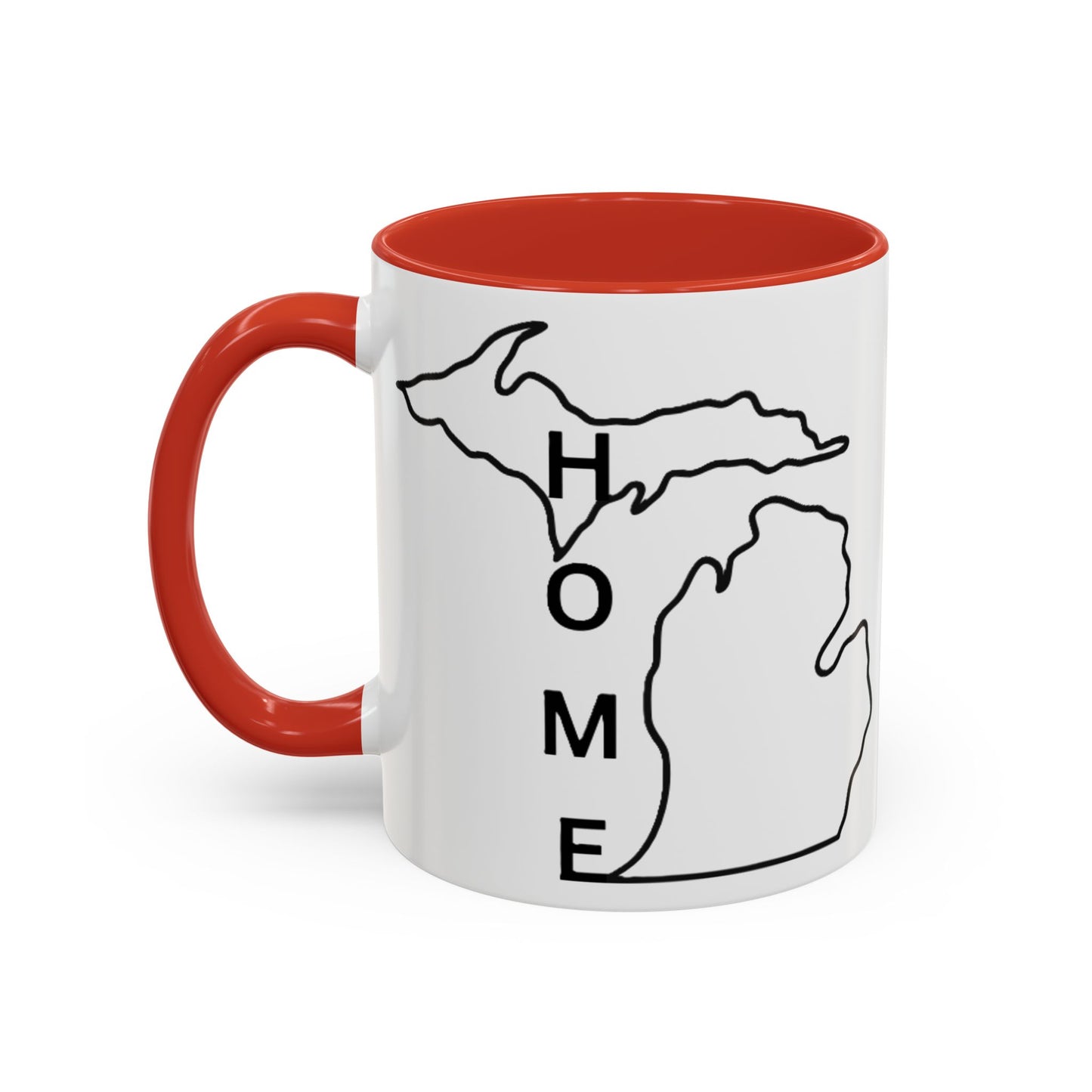 Stylish Accent Coffee Mug - Unique Black Trim Mug for Daily Use, Great Gift for Coffee Lovers, Home Decor, Birthday, Holidays