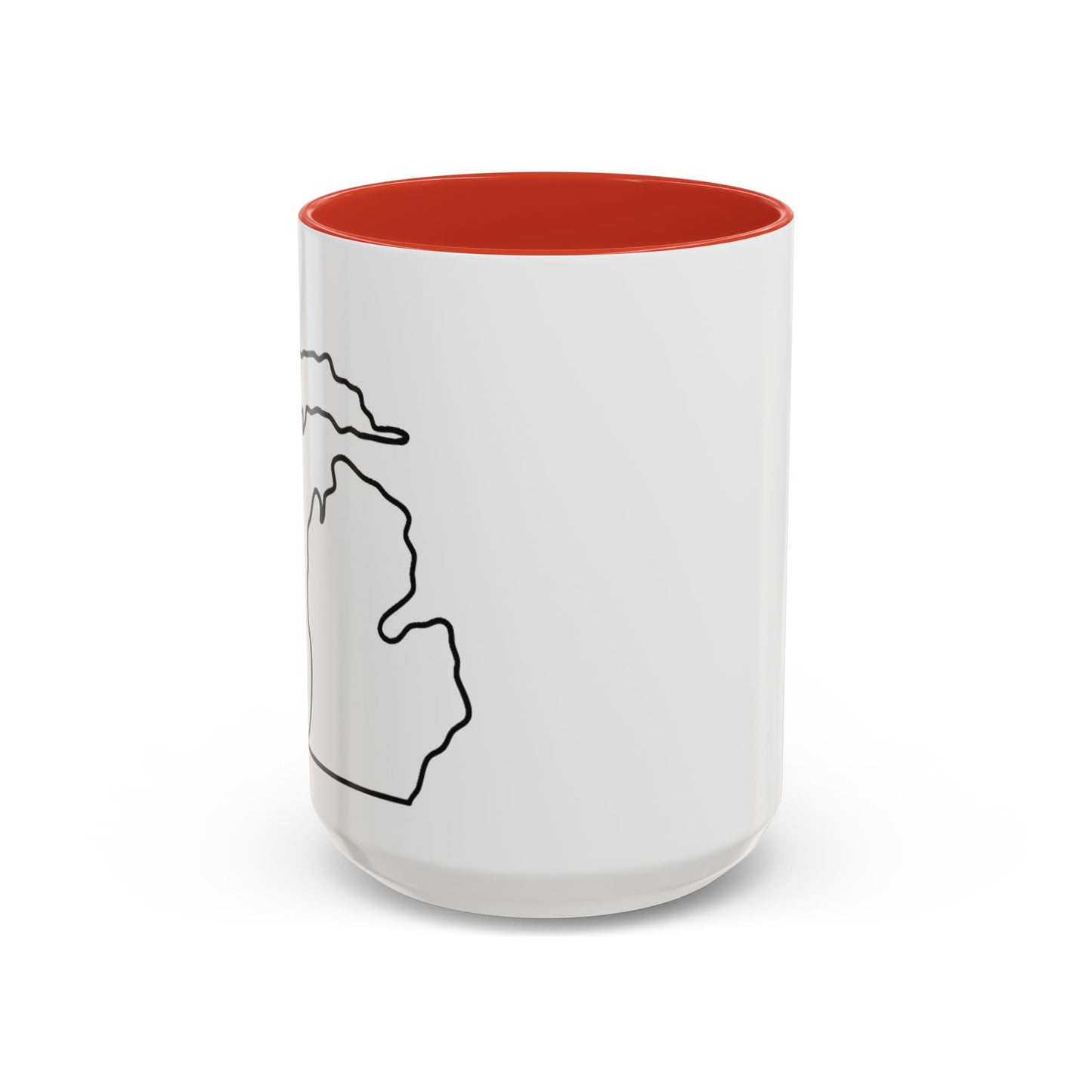 Stylish Accent Coffee Mug - Unique Black Trim Mug for Daily Use, Great Gift for Coffee Lovers, Home Decor, Birthday, Holidays