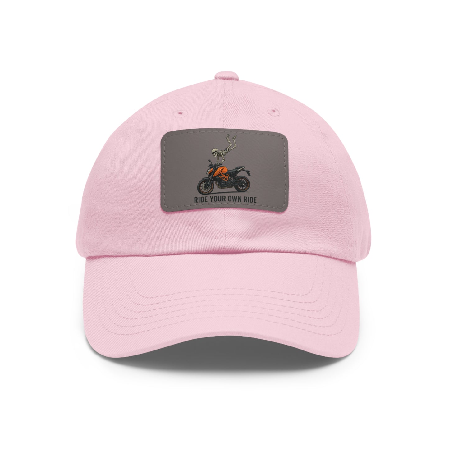 Dad Hat with Leather Patch (Rectangle)