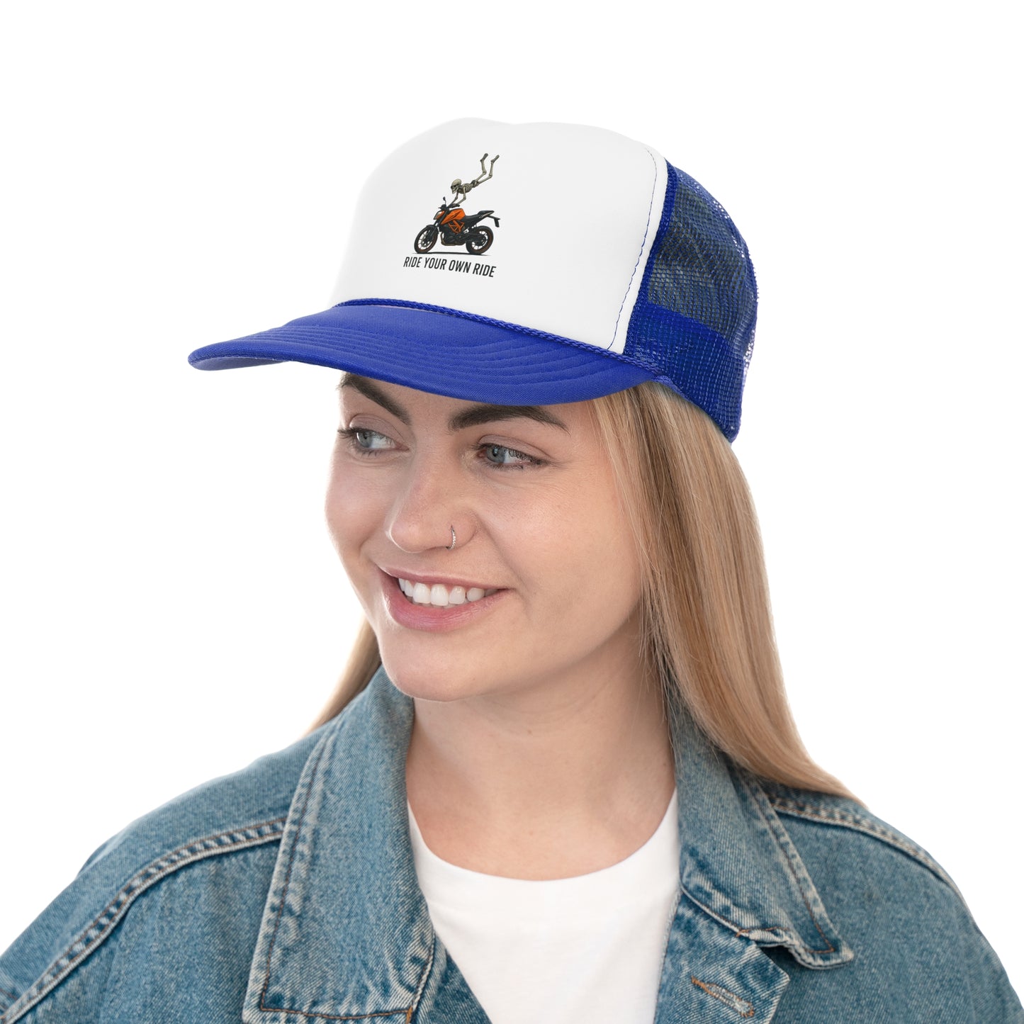 Ride Your Own Ride Trucker Cap - Perfect for Bikers and Adventure Lovers