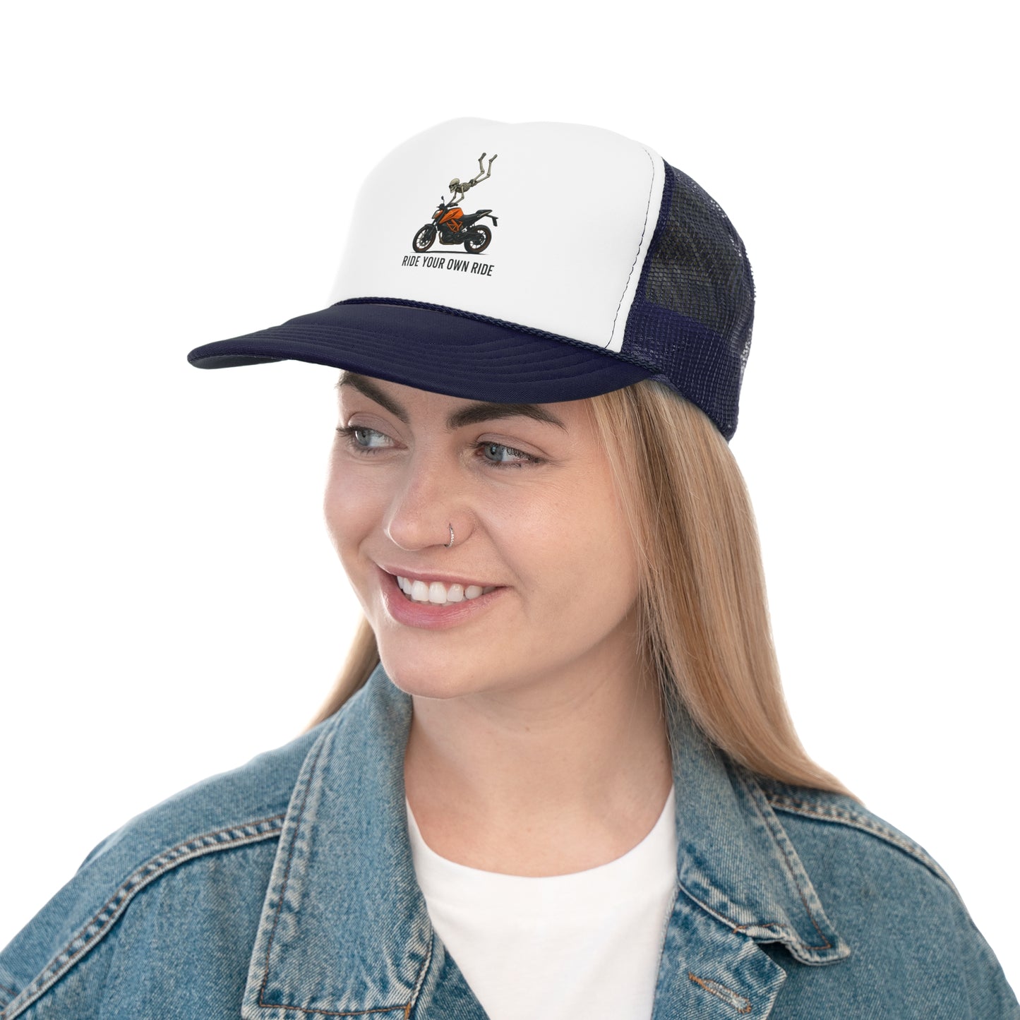 Ride Your Own Ride Trucker Cap - Perfect for Bikers and Adventure Lovers