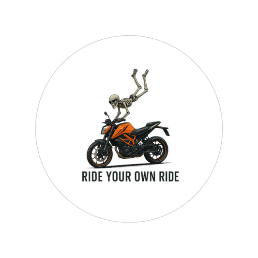 Transparent Outdoor Stickers, Round, 1pcs