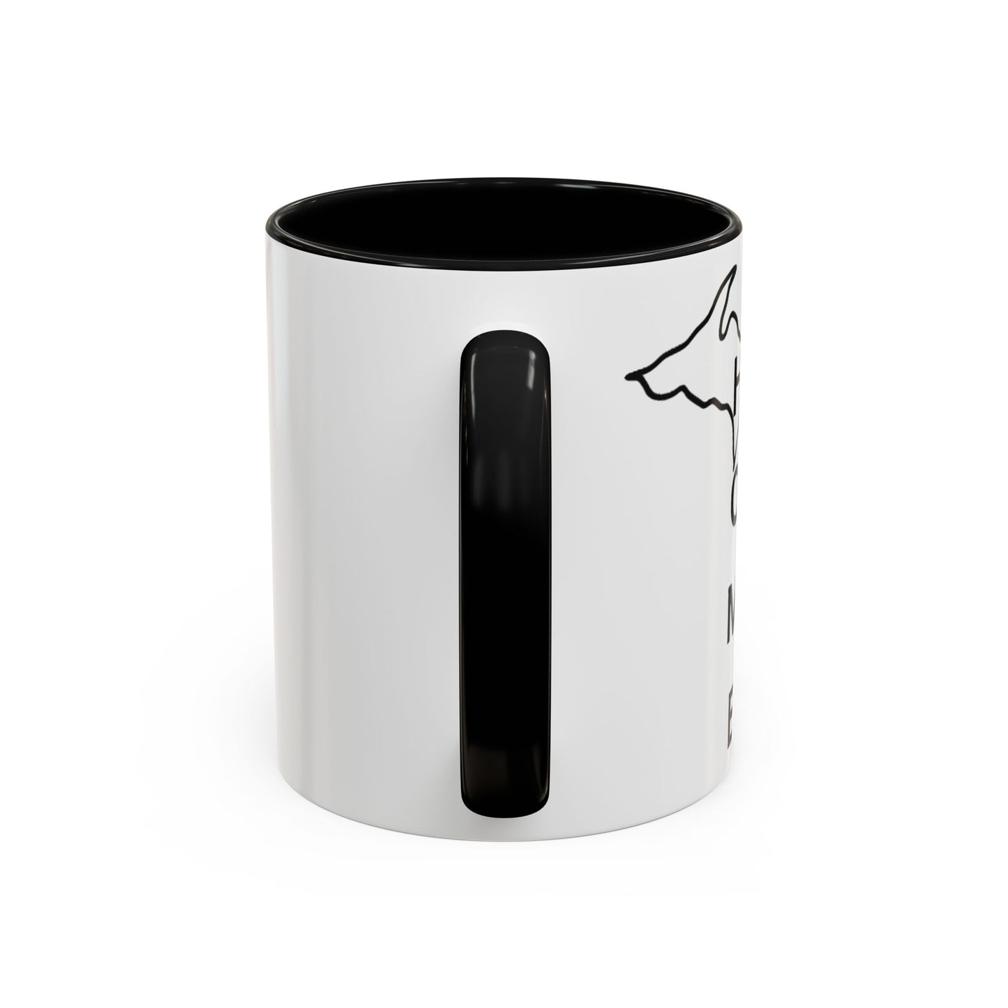 Stylish Accent Coffee Mug - Unique Black Trim Mug for Daily Use, Great Gift for Coffee Lovers, Home Decor, Birthday, Holidays